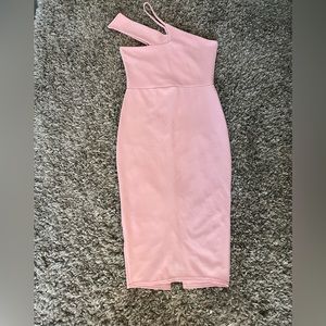 Light Pink One Shoulder Dress - Size 8
